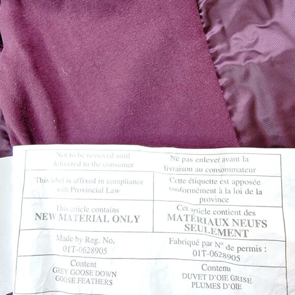 Lululemon Women's Plum Sleeveless Down For A Run Full-Zip Puffer Vest Size 2 - Picture 10 of 12